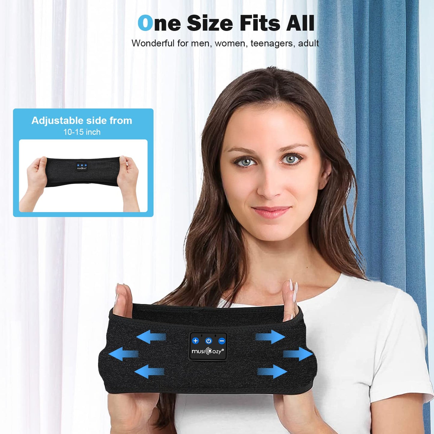 Sleep Headphones Bluetooth Headband Wireless Headband Headphones Sleeping Earbuds