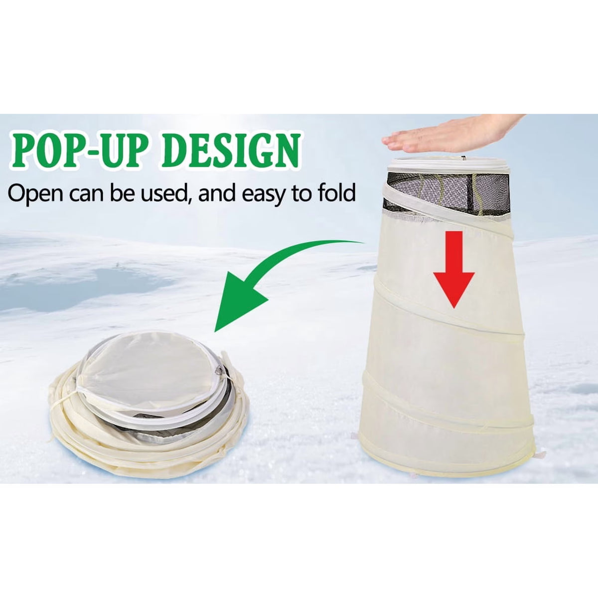 Winter Rose Protective Cover,20" x 13" x 9" Rose Cones for Winter Protection with Stakes,Reusable Freeze Protection Roses Bush Cover for Protecting Against Frost Wind and Animals Eating Easy to Store