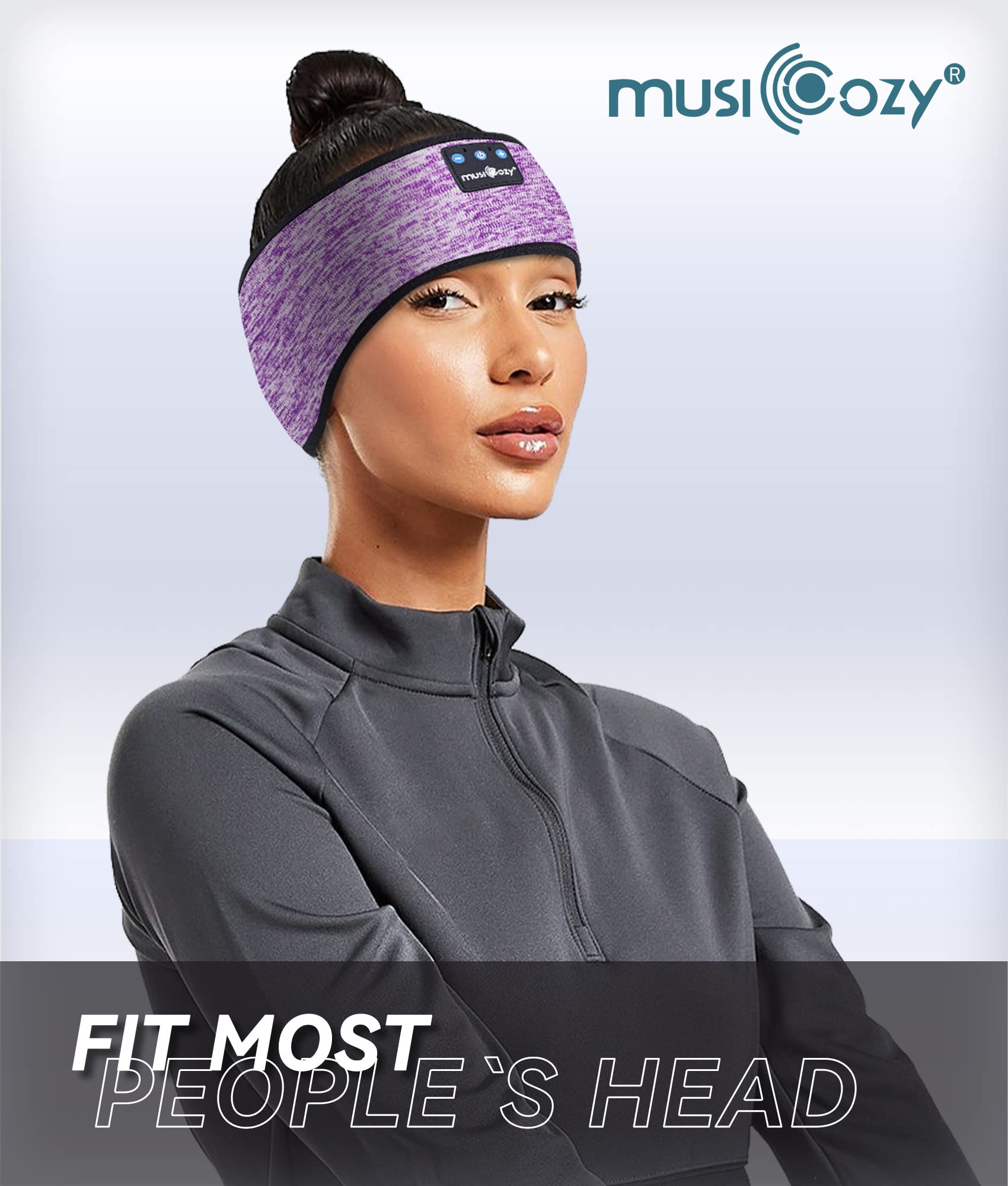 luetooth 5.2 Headband Sleep Headphones Headband Headphones Sports Wireless Music Earphones Eye Mask Earbuds for Side Sleepers