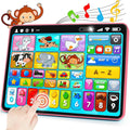 Learning Tablet for Toddlers 1-3 Trilingual Learning Toys–New Version Educational Toy with Sounds&Speech Therapy–Early Development Gifts for 1 Year Old Boys Girls Ages 12-18 Months to 2-3 Years Gift