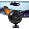 2 In 1 Car Heater Cooler Fan  12V Car Heater Portable 180W Car Air Heater Mini Car Speed Cooling Fan Windshield Defroster Demister 360° Rotatable Heater and Defogger for Car  SUV and more Black