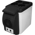 2 in 1 Car Refrigerator Mini 12V 6L Car Refrigerator with Cooler and Warmer Low Noise Cosmetic Food Fridge Fast Cooling Multifunctional Portable Freezer for Car RV Truck  Boat Van Travel Outdoor