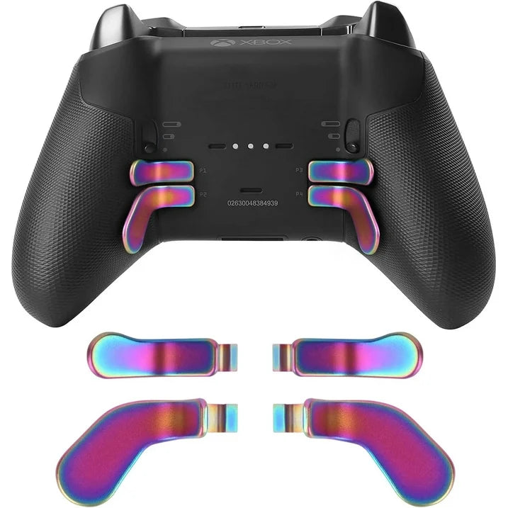 17 in 1 Metal Thumbsticks for Xbox One Elite Series 2  Elite Series 2 Controller Accessory Parts  Gaming Accessory Replacement  Metal Mod 6 Swap Joystick  4 Paddles  2 D-Pads  1 Tool