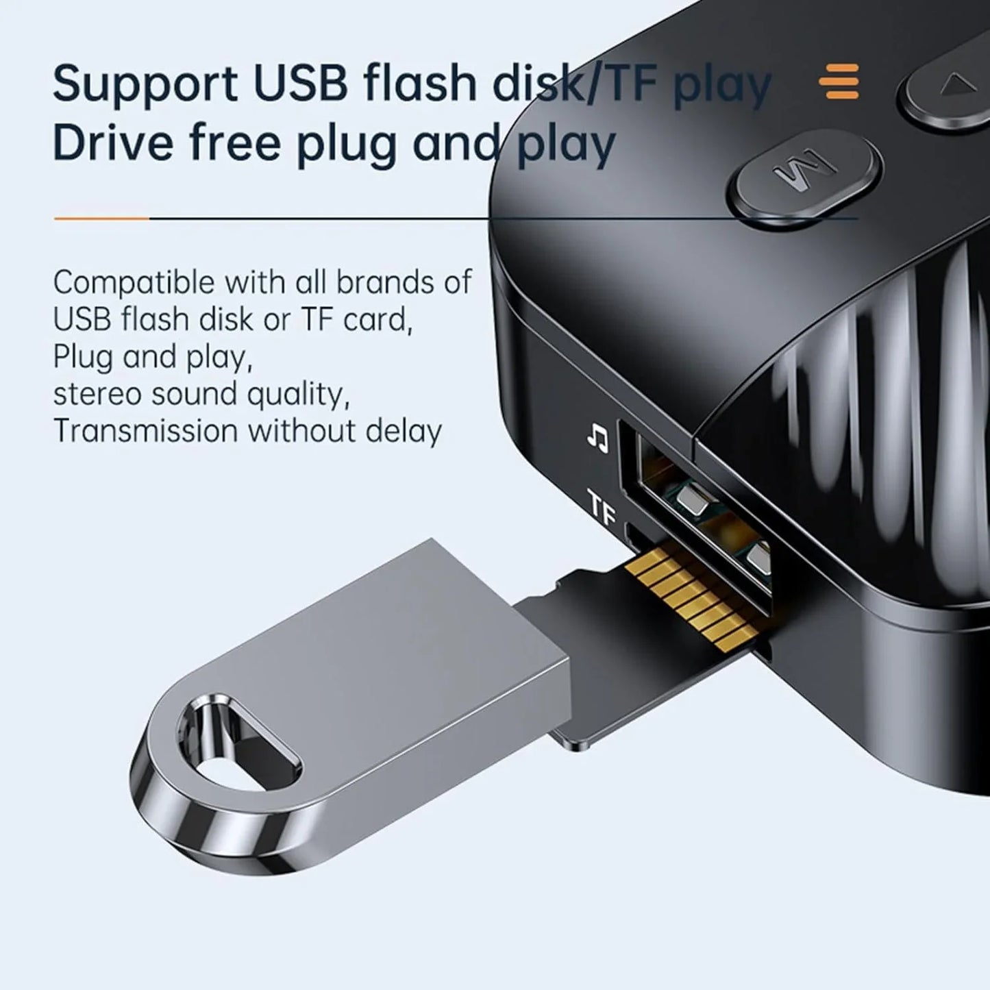 Bluetooth Transmitter Receiver  Bluetooth 5.3 Audio Adapter for 3.5mm Jack Aux / RCA for Home Stereo / Smartphone/ Tablet / Laptop / Car  Suport Most with Audio Transmitter Receiver