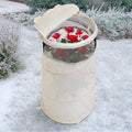 Winter Rose Protective Cover,20" x 13" x 9" Rose Cones for Winter Protection with Stakes,Reusable Freeze Protection Roses Bush Cover for Protecting Against Frost Wind and Animals Eating Easy to Store
